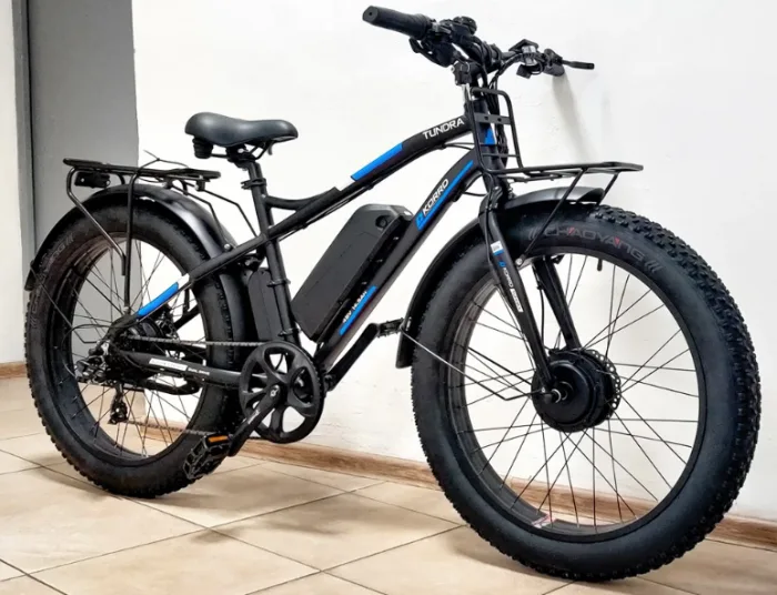 Электро фэтбайк KORRD TUNDRA Черно-синий — изображение 3