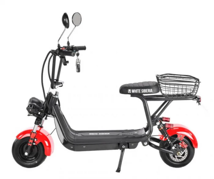Электробайк WHITE SIBERIA MINI R 1200W — изображение 4