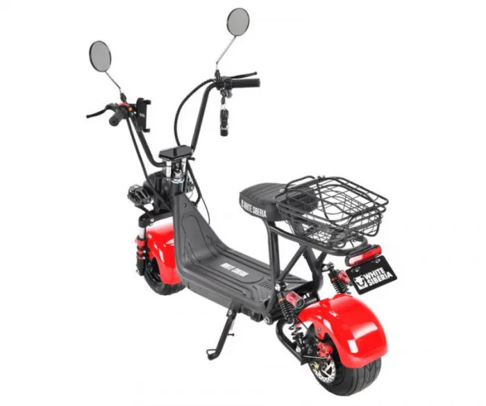 Электробайк WHITE SIBERIA MINI R 1200W — изображение 5