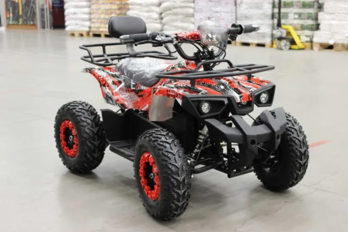 Электроквадроцикл детский Mytoy 500D 500W 48V20Ah Красный камуфляж — изображение 7