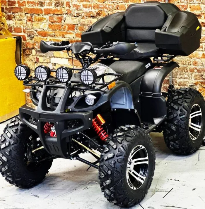 Электроквадроцикл мощный 4000w(AWD) с кофром, лебедкой и фаркопом — изображение 2
