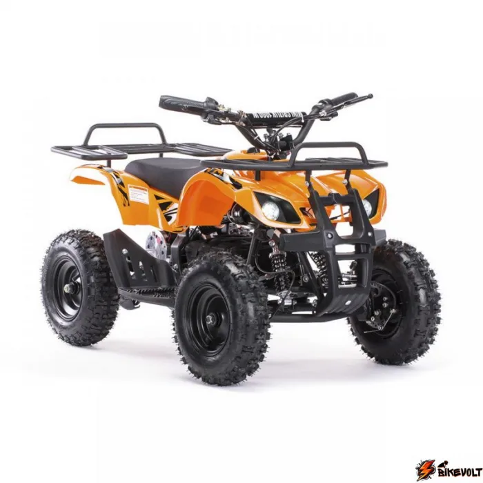 elektrokvadrotsikl-motax-mini-grizlik-x-16-800w-0 Электроквадроцикл MOTAX Mini Grizlik X-16 800W Черно-оранжевый — изображение 1