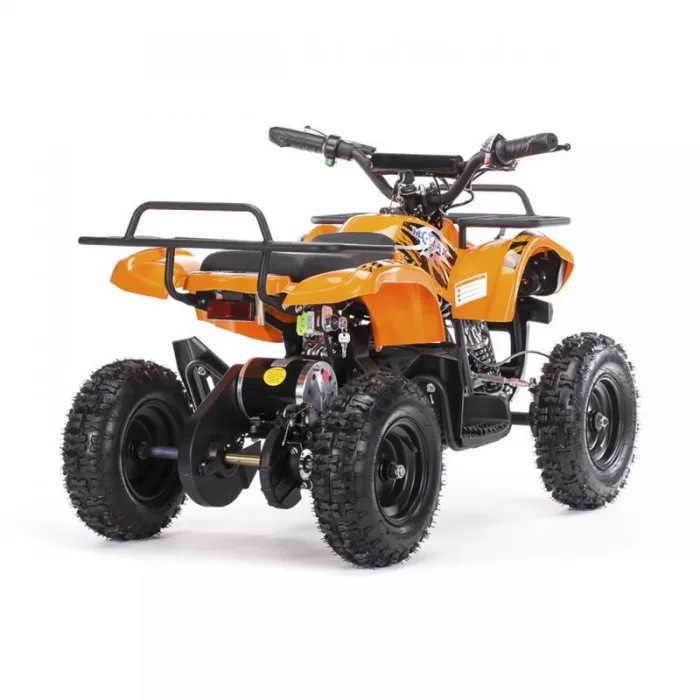 Электроквадроцикл MOTAX Mini Grizlik X-16 800W Черно-оранжевый — изображение 3