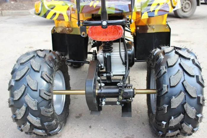 Электроквадроцикл Mytoy T-100 Желтый камуфляж — изображение 5