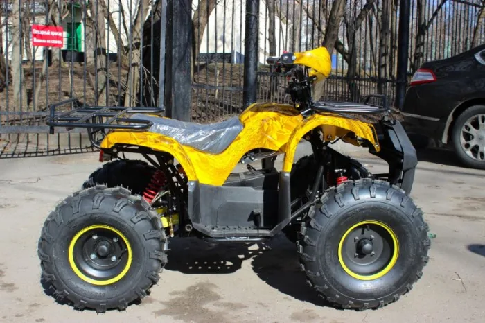 Электроквадроцикл Mytoy T-200 800W Осенний камуфляж — изображение 3