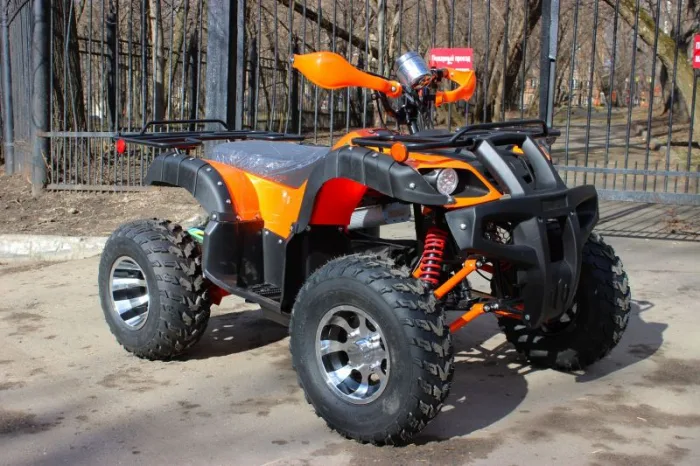 Электроквадроцикл Mytoy T-2200 Оранжевый — изображение 12