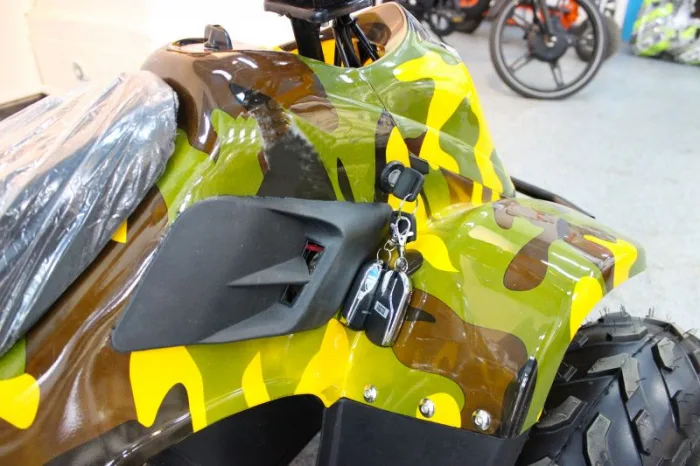 Электроквадроцикл Mytoy T-600 800W Желтый камуфляж — изображение 7