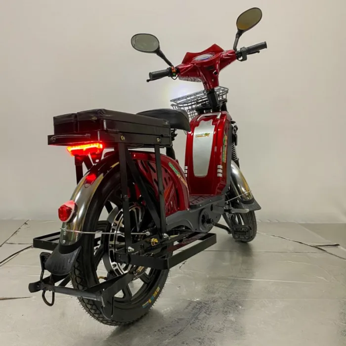 Электромопед GreenCamel Тайфун 17 (48V 12Ah 350W) черный — изображение 10