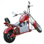 Электромотоцикл детский GreenCamel Чоппер C100 (60V 1000W R12) — изображение 2