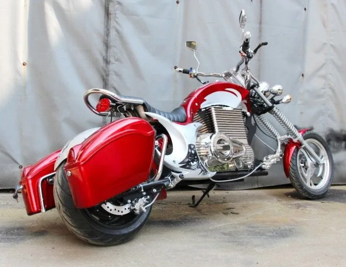 Электромотоцикл GreenCamel Чоппер C200 (72V 3000W R15) — изображение 11