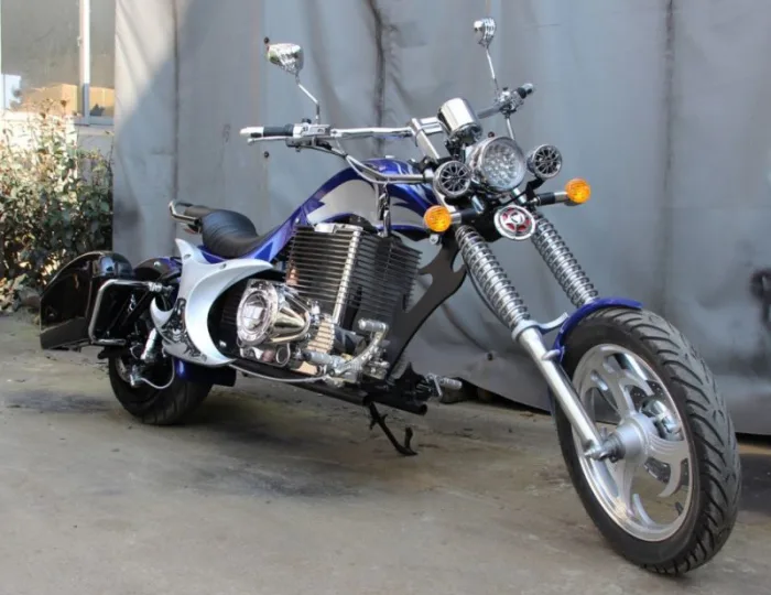 Электромотоцикл GreenCamel Чоппер C200 (72V 3000W R15) — изображение 15