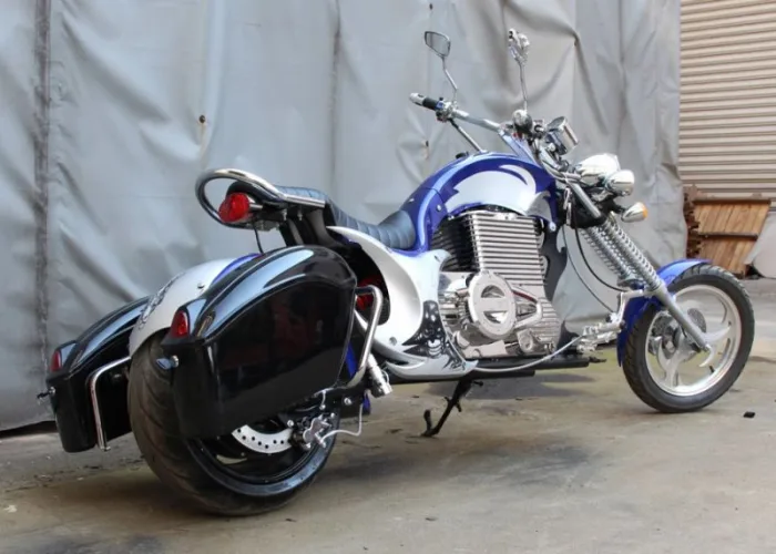 Электромотоцикл GreenCamel Чоппер C200 (72V 3000W R15) — изображение 16