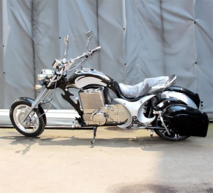 Электромотоцикл GreenCamel Чоппер C200 (72V 3000W R15) — изображение 4