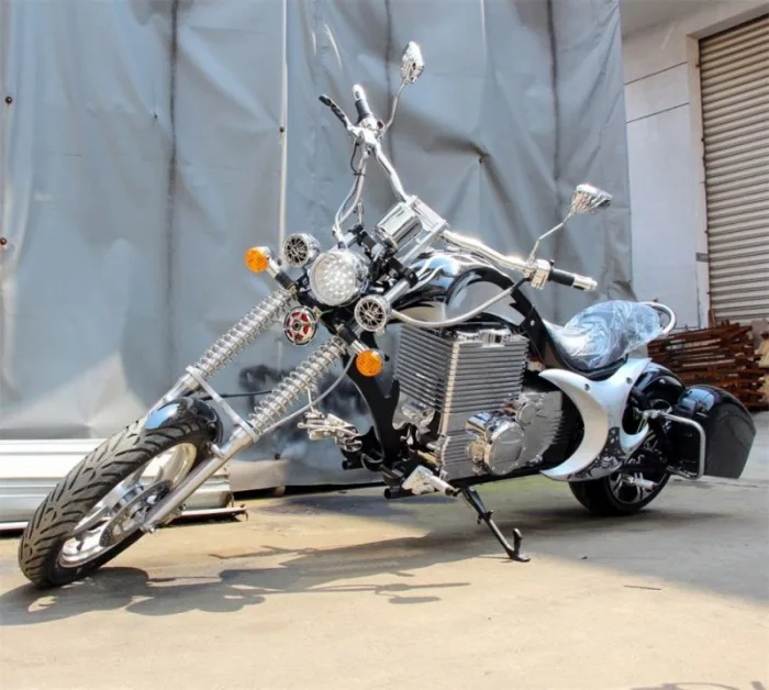 Электромотоцикл GreenCamel Чоппер C200 (72V 3000W R15) — изображение 5