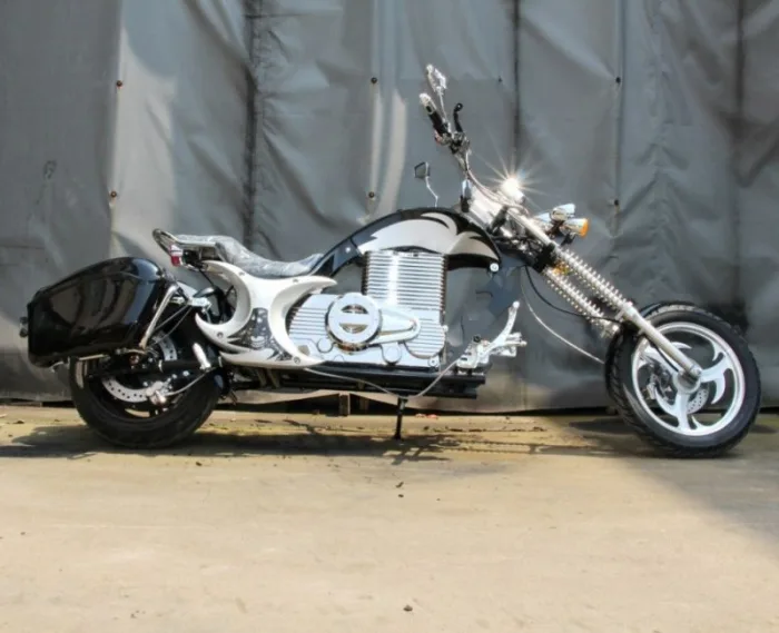 Электромотоцикл GreenCamel Чоппер C200 (72V 3000W R15) — изображение 7