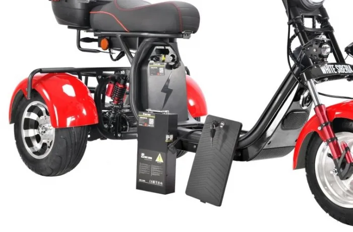 Электромотоцикл трехколесный WHITE SIBERIA PRO+ TRIKE 3000W — изображение 11