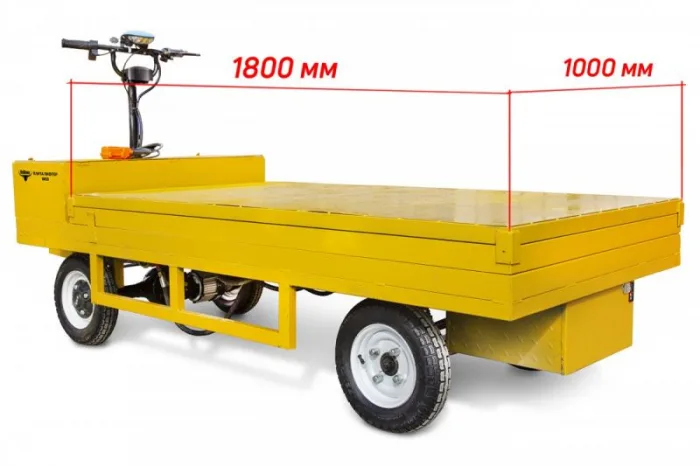 Грузовая электрическая тележка RuTrike ПЛИТА ЛИФТЕР 1800 — изображение 4