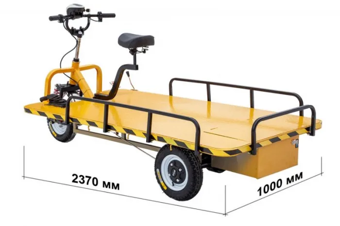 Грузовая электрическая тележка RuTrike ТАКСА ВАЙД — изображение 5