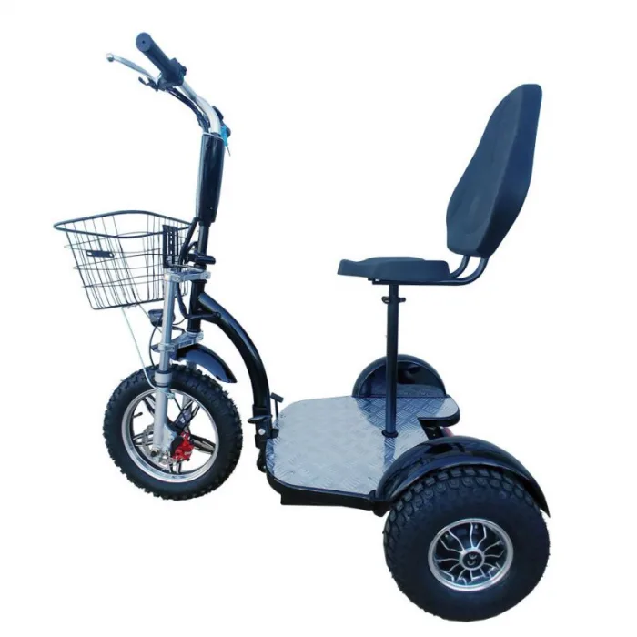 Электротрицикл Zappy Dual PRO со спинкой и двумя моторами — изображение 6