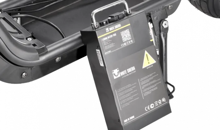 Электроскутер WHITE SIBERIA MINI R 1200W — изображение 8