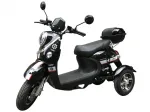 Трицикл электроскутер трехколесный Etoro Vespa NEW 2024 черный — изображение 2