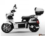 Электроскутер Doohan iTank EV3 Pro 3000W White 2 Аккумулятора 60V26Ah+Кофры+Чехол+Перчатки