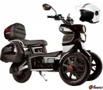 Электроскутер Doohan iTank EV3 Pro 3000w Black 2 Аккумулятора 60V26Ah+Кофры+Чехол+Перчатки