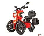 Электроскутер Doohan iTank EV3 Pro 3000W Red 2 Аккумулятора 60V26Ah+Кофры+Чехол+Перчатки