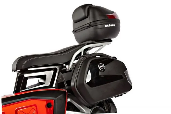 Электроскутер Doohan iTank EV3 Pro 3000W Red 2 Аккумулятора 60V26Ah+Кофры+Чехол+Перчатки — изображение 3