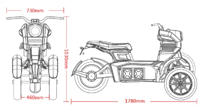 Электроскутер Doohan ITank EV3 Pro Blue 2000W 2 Аккумулятора 60V26Ah+Кофры+Чехол+Перчатки — изображение 4