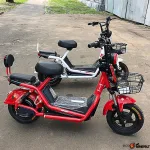 Электроскутер NEO 500 красный и белый цвет