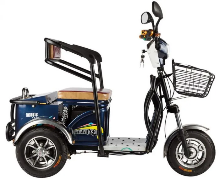 Электроскутер Trike 500W - электротрицикл Greengo V3 500W — изображение 6