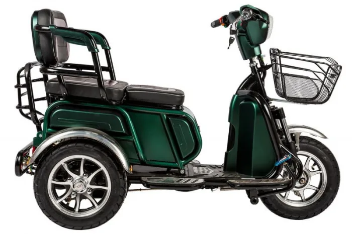 Электроскутер Trike 500W - электротрицикл Greengo V2 500W — изображение 3