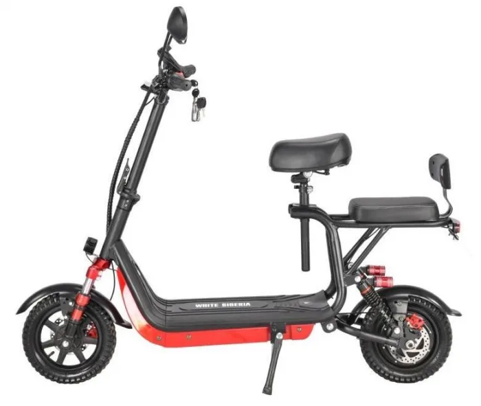 Электроскутер WHITE SIBERIA MINI LIGHT 1200W — изображение 4