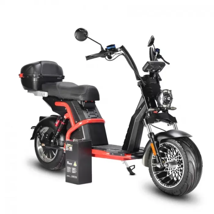 Электроскутер WHITE SIBERIA PRO BLACK EDITION 5000W — изображение 4