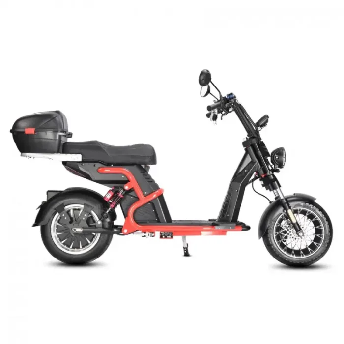 Электроскутер WHITE SIBERIA PRO BLACK EDITION 5000W — изображение 5