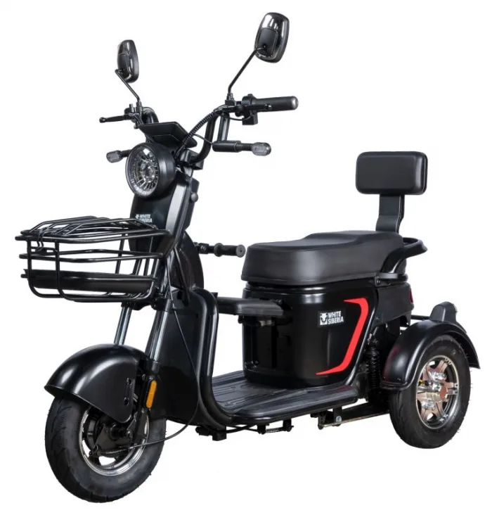 Электроскутер (электротрицикл) WHITE SIBERIA SIBTRIKE L 2000W — изображение 3