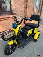 Электротрицикл Electrotrike Бумеранг 3000 желтый — изображение 4