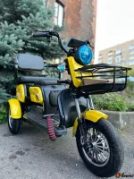 Электротрицикл Electrotrike Бумеранг 3000 желтый — изображение 5