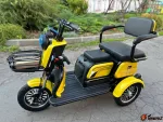 Электротрицикл Electrotrike Бумеранг 3000 желтый — изображение 6
