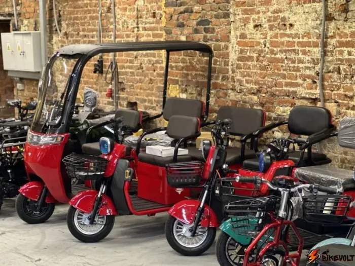 Электротрицикл Electrotrike Бумеранг 3000 желтый — изображение 8