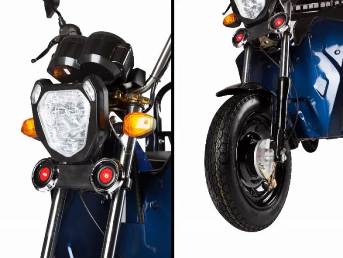 Грузовая электрическая тележка Eltreco D1 900W Blue Синий Без аккумулятора — изображение 3