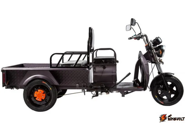 elektrotritsikl-eltreco-d1-900-green-zelenyiy-0 Грузовая электрическая тележка(электротрицикл) Eltreco D1 900W Grey Серая Без аккумулятора — изображение 1