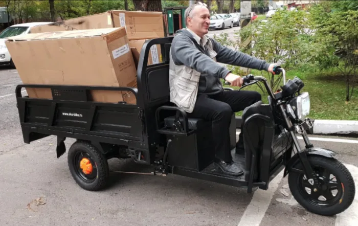 Грузовая электрическая тележка(электротрицикл) Еtrike D4 — изображение 2
