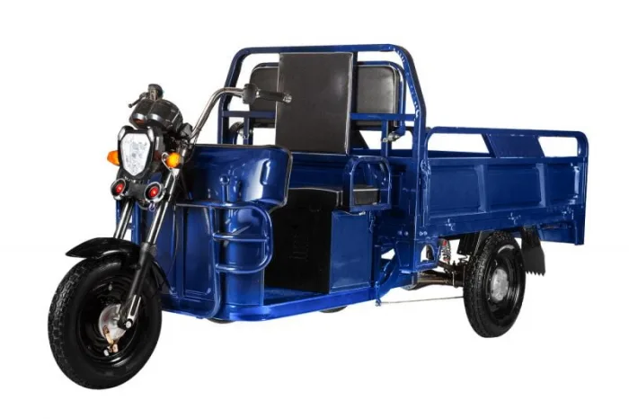 Грузовая электрическая тележка D4 синяя — изображение 2