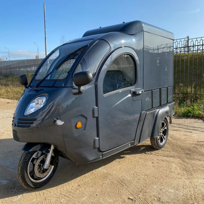 Грузовая электрическая тележка GreenCamel Тендер E1200 (72V 2500W) кабина, понижающая — изображение 3