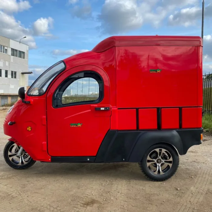 Грузовая электрическая тележка GreenCamel Тендер E1200 (72V 2500W) кабина, понижающая — изображение 9