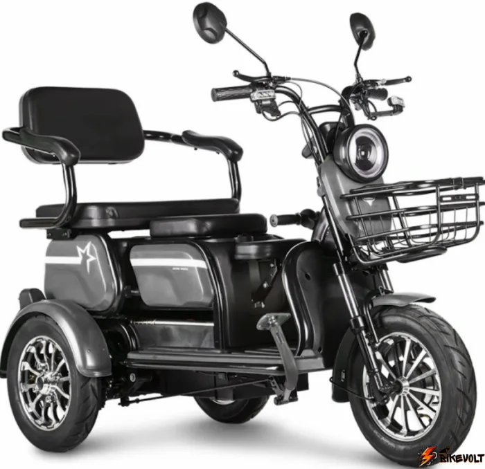 elektrotritsikl-rutrike-pilot-seriy-0 Электротрицикл Rutrike Пилот серый — изображение 1