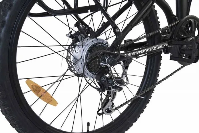 Электровелосипед Wellness CROSS DUAL 1000 Велогибрид Вэлнэс Кросс Дуал 1000Вт черный — изображение 9