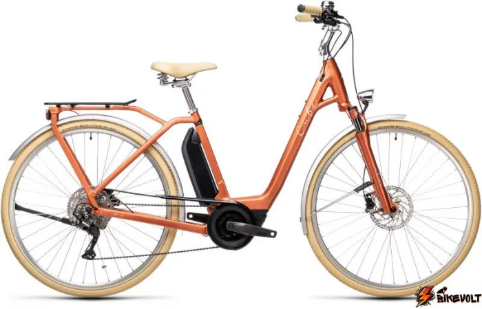 elektrovelosiped-cube-ella-ride-hybrid-400-0 Электровелосипед Cube ELLA RIDE HYBRID 400 Оранжевый — изображение 1